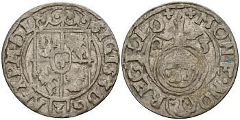 Польша 3 полкера (3 полторака - 1 крейцер) 1623 Сигизмунд III Ваза (1587-1632) Gorecki B.23, KM 41 серебро 4158-932