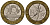 Франция 10 франков 1990 тип Гений Бастилии KM 964.1, Le Frank 375.5 биметалл 4138-327