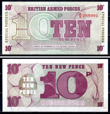 Великобритания 10 новых пенсов ND (1972) Pick M 48 бумага UNC (пресс) 6312-6-1-1