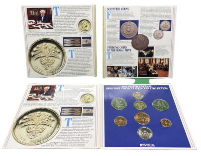 Великобритания официальный набор монетного двора из 8 монет (1/2, 1, 2, 5, 10, 20 и 50 пенсов; 1 фунт) 1984  KM MS105 (926, 927, 928, 929, 930, 931, 932 и 933) бронза, никель латунь и медно-никель BU 7-4-1-05