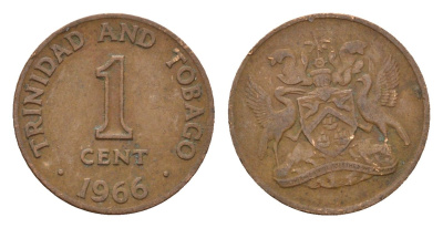 Тринидад и Тобаго 1 цент 1966 KM 1 бронза 4643-613