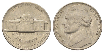 США 5 центов 1973 KM A192 медно-никель UNC 4668-949