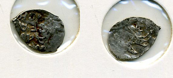 РОССИЯ 1 КОПЕЙКА ИВАН III серебро 507-523