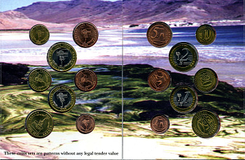 Кабо-Верде набор из 8 монет 2004 1 евроцент-2 евро, европробники, в оригинальном буклете UNC 00-00