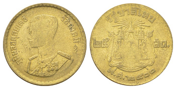 Таиланд 25 сатангов 1957 BE 2500 Y 80 алюминиевая бронза 4625-468