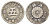 Япония 5 сенов 1890 Yr. 23 Y 19 медно-никель 4708-544