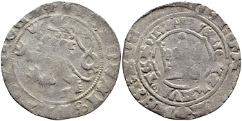 БОГЕМИЯ 1 ГРОШ, ПРАЖСКИЙ 1378-1419 ВАЦЛАВ IV, WENZESLAVS TERCIVS серебро 560-1711
