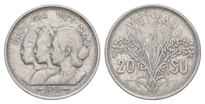 Южный Вьетнам 20 су 1953 KM 2 алюминий 4159-453