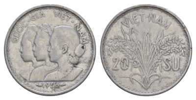 Южный Вьетнам 20 су 1953 KM 2 алюминий 4159-511