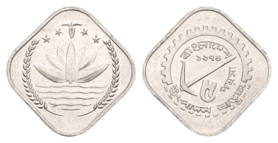 Бангладеш 5 пойш 1974 ФАО KM 6 алюминий  UNC  M56-21