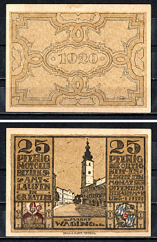 Лауфен (Бавария) 25 пфеннигов 1920 2193-33-2-1