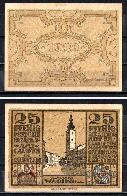 Лауфен (Бавария) 25 пфеннигов 1920 2193-33-2-1