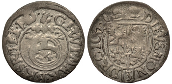 Бранденбург-Пруссия 1/24 талера 1622 Георг Вильгельм (1619-1640). вес 1,11 гр. KM 106 серебро 1516-142