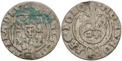 Польша 3 полкера (3 полторака - 1 крейцер) 1624 Сигизмунд III Ваза (1587-1632) Gorecki B.24, KM 41 серебро 4160-142