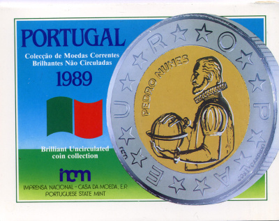 Португалия набор из 6 монет 1989 в картонном буклете KM MS12 (KM 631-634, 636, 645.1) BUNC 00-00