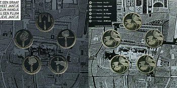 Нидерланды набор из 5 жетонов 1998 750 лет Гааге медно-никель PROOF 1-4-2-34