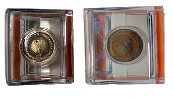 ФРГ 5 евро 2018 D, субтропическая зона земли, в оригинальной упаковке KM 370 биметалл  PROOF  1-3-1-07