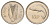 Ирландия 10 пенсов 1993 лосось KM 29 медно-никель UNC 4666-1051