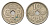 Дания 10 эре 1925 Кристиан X (1912-1947) KM 822 медно-никель 4602-1031