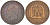 Франция 5 сантимов 1855 A, Наполеон III (1852-1870) KM 777.1, LE FRANC 116.16 бронза 108-332