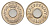 Фиджи 1/2 пенни 1954 год-тип, Елизавета II (1952-2022) KM 20 медно-никель UNC 4687-1123