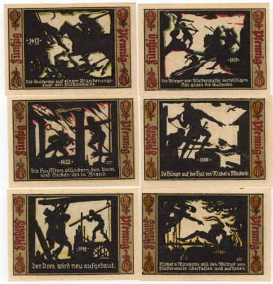 ФЮРСТЕНВАЛЬДЕ 6 БОН 20 ПФЕННИГОВ ИСТОРИЯ бумага UNC (пресс) 70-1211