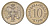 Сербия 10 пара 1917 Пётр I Карагеоргиевич (1903-1918) KM 19 медно-никель UNC 1528-911