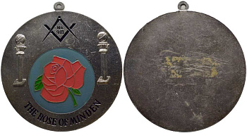 Англия медаль   ND Роза Миндена № 918. В честь сражения при Миндене      5-4-4-39