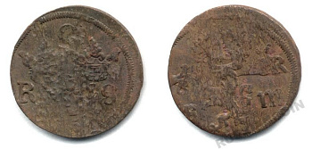 Швеция 1/4 эре 25-1732