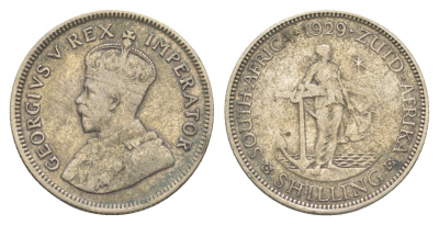 ЮАР 1 шиллинг 1929 KM 17.2 серебро 4178-636