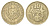 Кипр 10 центов 1983 год-тип KM 56.1 никель латунь 4706-645