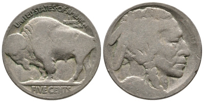 США 5 ЦЕНТОВ ND ИНДЕЕЦ, БИЗОН KM 134 медно-никель 83-1312