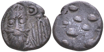 Элимаида драхма II век Ород II, бюст царя, 2,61 гр BMC Arabia p. 262, 19ff медь 1073-19-63