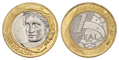 Бразилия 1 реал 2013 KM 652a биметалл UNC 4646-144