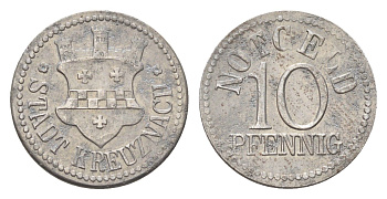 Кройцнах 10 пфеннигов ND Funck 259.1, Men18 17446.1 железо 4708-818