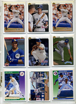 США КАРТОЧКИ БЕЙСБОЛЬНЫЕ 9 штук разных 7501-53