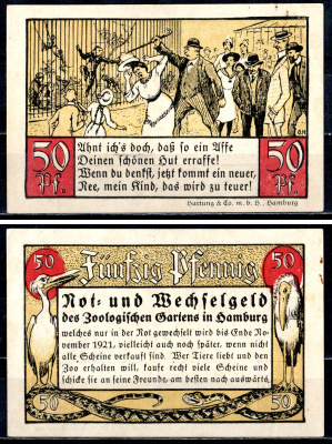 Гамбург (Гамбург) 50 пфеннигов 1921 2193-2-1-2