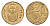 ЮАР 20 центов 2003 герб, цветок протея KM 327 сталь плакированная бронзой UNC 4690-952