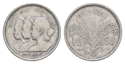 Южный Вьетнам 10 су 1953 KM 1 алюминий 4614-1021