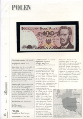 Польша 100 злотых 1988 Людвиг-Фаддей Варынский, манифест социал-революционной партии Pick 143 e бумага UNC (пресс) 6306-25