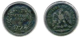 МЕКСИКА 1 СЕНТАВО 1886 257-531