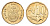 ЮАР 10 центов 2001 герб, цветок алоэ KM 224 сталь плакированная бронзой UNC 4690-1028