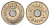 Фиджи 1 пенни 1956 Елизавета II (1952-2022) KM 21 медно-никель UNC 4686-854