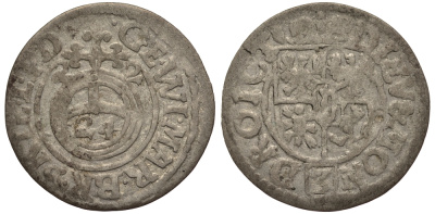 Бранденбург-Пруссия 1/24 талера 1622 Георг Вильгельм (1619-1640), вес 0,91 гр. KM 106 серебро 1516-135