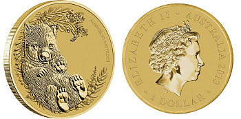 Австралия 1 доллар 2013 серия детёныши диких животных, австралийский вомбат KM 2059 алюминиевая бронза UNC M40-10