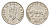 Британская Индия 1/4 рупии 1947 (Ромб) - Бомбей, Георг VI (1936-1952) KM 548 никель 4659-1214