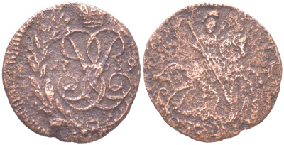 Россия полушка 1759 Елизавета (1741-1762) Биткин 513 R1 медь 4614-1011