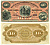 Аргентина 10 песо 1869 банк OXANDABURU Y GARBINO Pick S1784r  бумага  UNC (пресс) 000-00-00