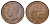 ЮАР 1 пенни 1941 Георг VI (1936-1952) KM 25 бронза 4692-143