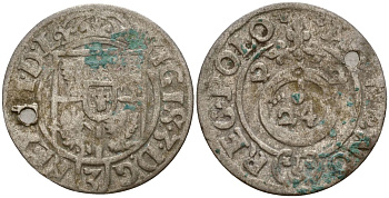 Польша 3 полкера (3 полторака - 1 крейцер) 1622 Сигизмунд III Ваза (1587-1632) Gorecki B.22 серебро 4158-1245